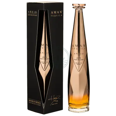 Aman Tequila Anejo El Profesor + GB