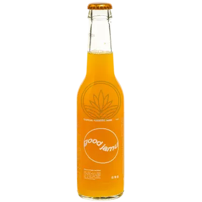 Good Jamu Tropical Turmeric Soda fles