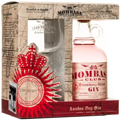 Mombasa Strawberry Gin - Glass pack