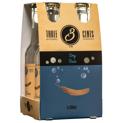 Three Cents Dry Tonic 6x4x200ml