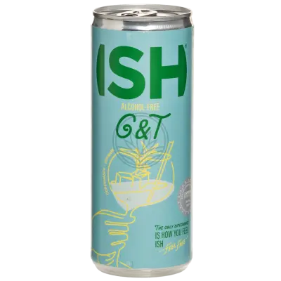 ISH G&T RTD 0% 12x250ml