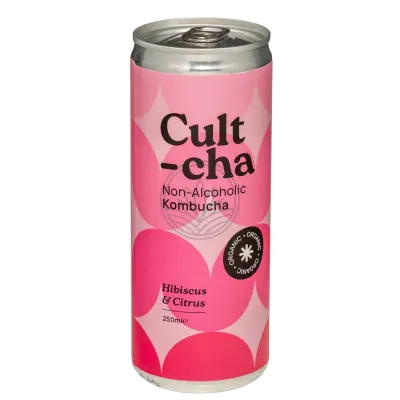 Cultcha Hibiscus Citrus Kombucha - Can